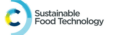 Sustainable Food Technology